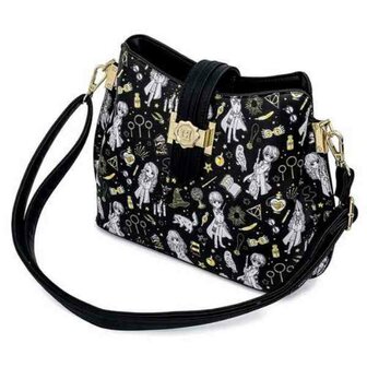HARRY POTTER - Magical Elements - Crossbody Bag &#039;LoungeFly&#039; &#039;24x20x7&#039;