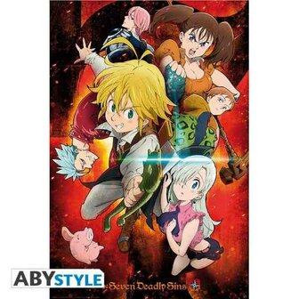 SEVEN DEADLY SINS - Characters - Poster &#039;91x61cm&#039;