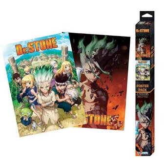 DR STONE - Set 2 posters &#039;52x38&#039;