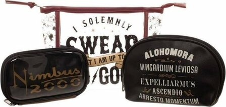 HARRY POTTER - Cosmetic Bag Set - Solemnly Swear Nimbus