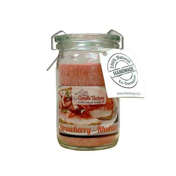 Candle Factory - Baby Jumbo - Kaars - Strawberry-Rhubarb