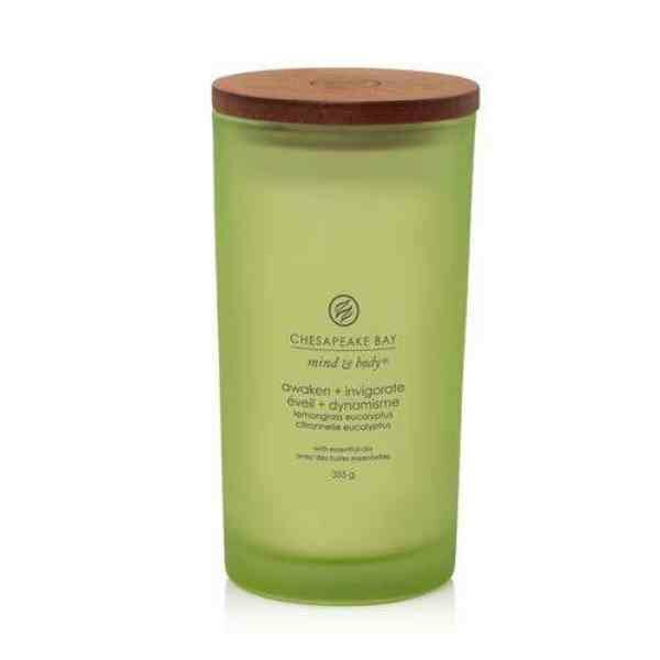 Chesapeake Bay Candle Awaken &amp; Invigorate &ndash; Lemongrass Eucalyptus Large Candle