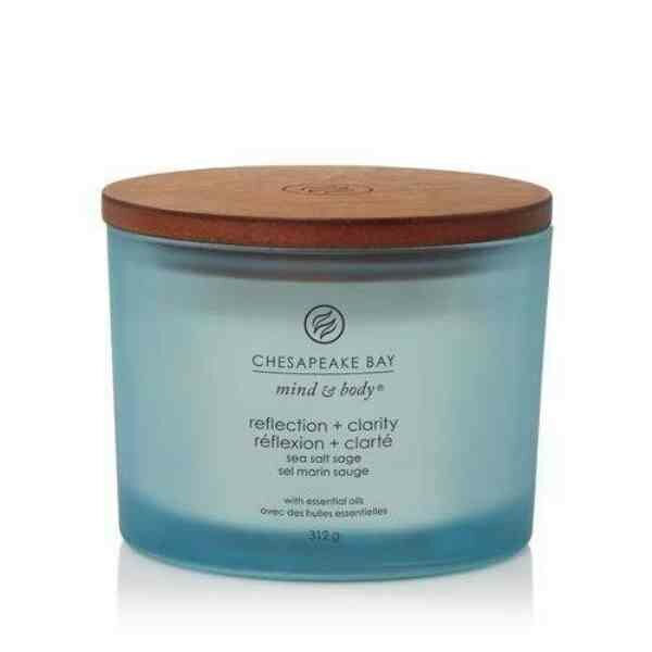 Chesapeake Bay Candle Reflection &amp; Clarity &ndash; Sea Salt Sage 3-Wick Candle