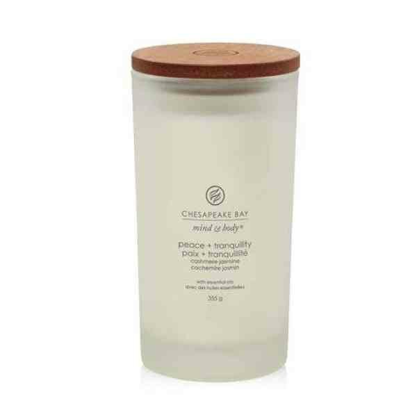Chesapeake Bay Candle  Peace &amp; Tranquility &ndash; Cashmere Jasmine Large Candle