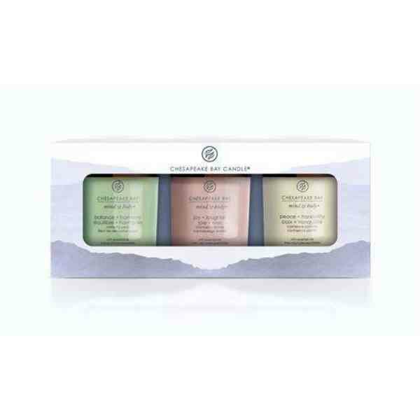 Chesapeake Bay Candle &ndash; 3 Small Tumbler Giftset
