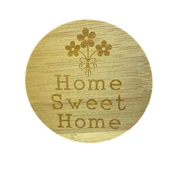 Bamboe deksel - Home Sweet Home