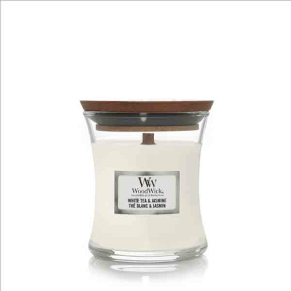 WoodWick White Tea &amp; Jasmine Mini Candle