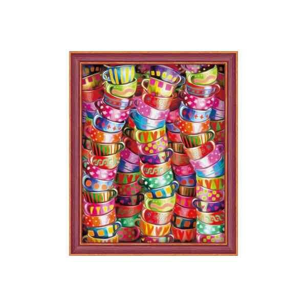 Diamond Painting Bright Tea Time    40x50 vierkante steentjes