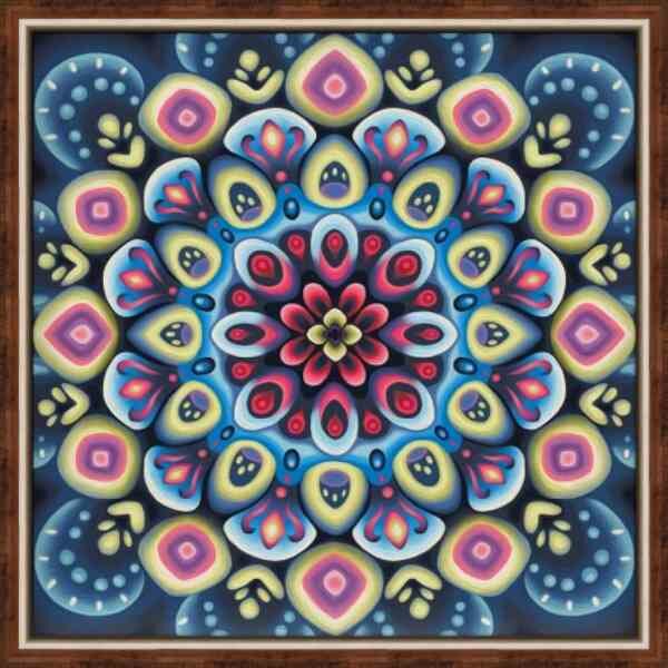 Diamond Painting  Mandala of Success 40 x 40 cm vierkante steentjes