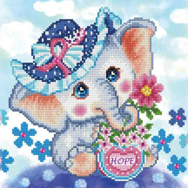 Diamond Painting DD5.072 DIAMOND DOTZ&reg; - 30x30cm - Hope