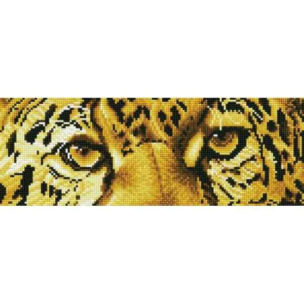 Diamond Painting Daimond Dotz&reg; Leopard Spy - Diamond Painting (50x23 cm)