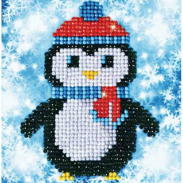 Diamond Dotz DD2.023 DIAMOND DOTZ&reg; - 13.54x13.54cm - Christmas Penguin
