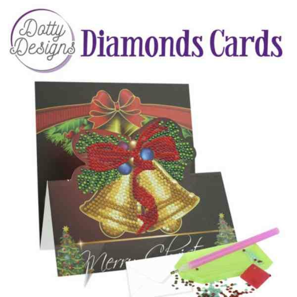 Diamond Painting DDDC1150 Dotty Designs Diamond Easel Card 150 - Christmas Bells
