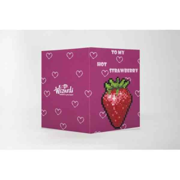 Diamond painting Wenskaart To My Hot Strawberry