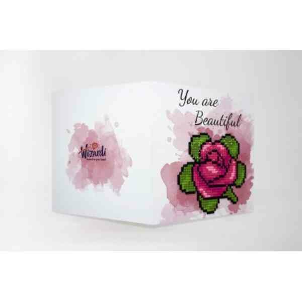 Diamond painting Wenskaart You Are Beautiful