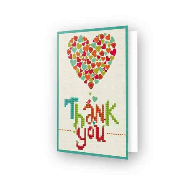 Diamond Painting Diamond Dotz&reg; - Wenskaart THANK YOU HEART