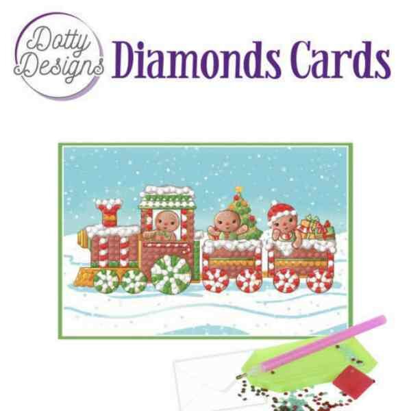 Diamond Painting Dotty Designs Diamonds Cards - Christmas Train