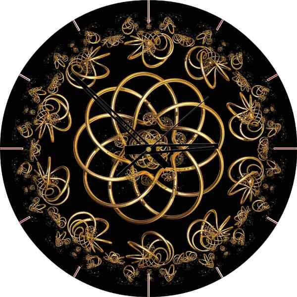 Puzzel Klok - Danse with the Night   -  570 stukjes