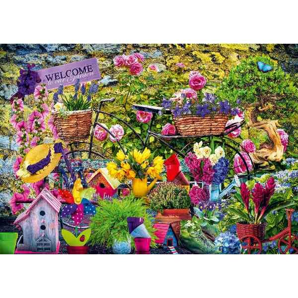 Welcome to Our Garden -  Puzzel 1000 stukjes