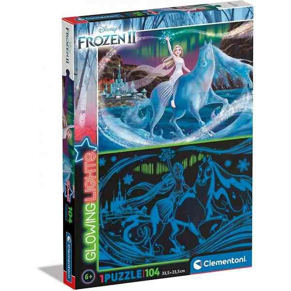 DISNEY - Frozen 2 - Puzzel Glow In The Dark 104 stukjes