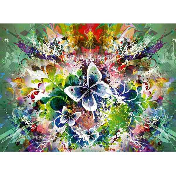 Spring Flowers and Butterflies  -  Puzzel 3000 Stukjes
