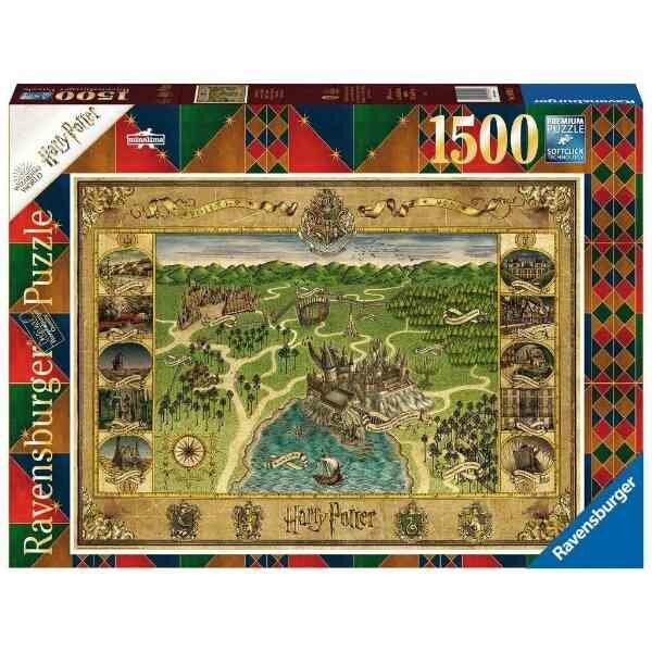 HARRY POTTER - Hogwart&#039;s Map - Puzzle 1500P