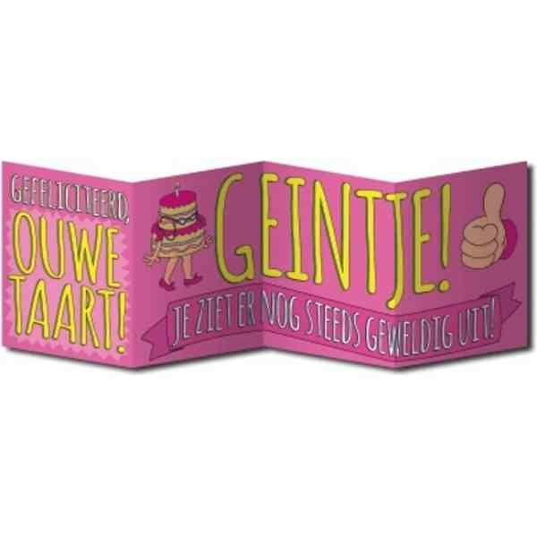 Surprise Card - Wenskaart  Ouwe Taart
