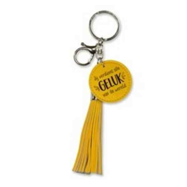Sleutelhanger /Tashanger +Tassel / Kwast Geluk