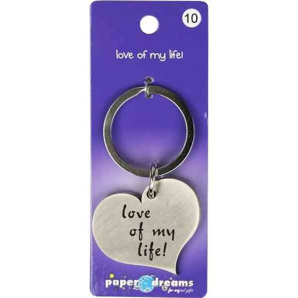 Hart Sleutelhanger - Love of my Life