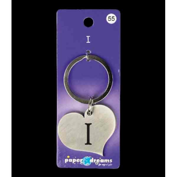 Paper Dreams Hart sleutelhanger - I