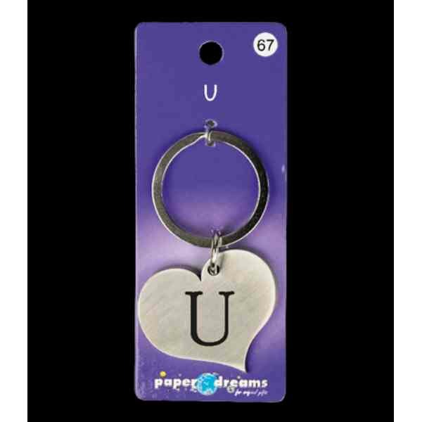 Paper Dreams Hart sleutelhanger - U