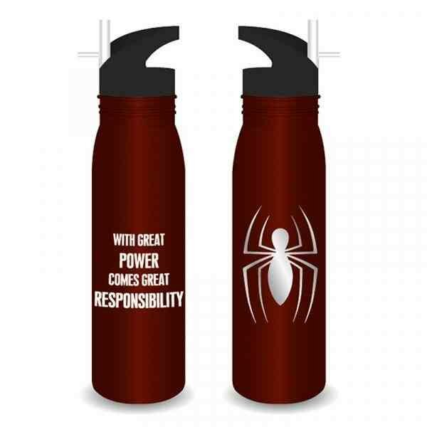 MARVEL - Water Bottle Metal - Spiderman