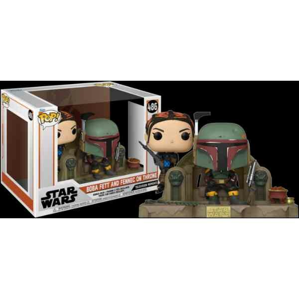 MANDALORIAN - POP MOMENT N&deg; 486 - Boba Fett &amp; Fennec Shand