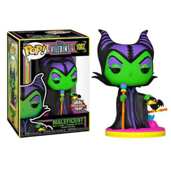 Funko Pop SLEEPING BEAUTY - POP N&deg; 1082 - Maleficient Blacklight SPECIAL EDITION