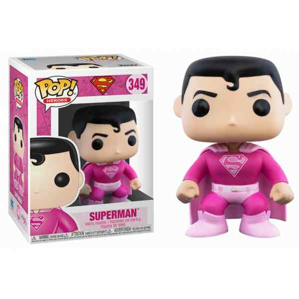 Funko Pop DC COMICS - Bobble Head POP N&deg; 349 - Superman Breast Cancer