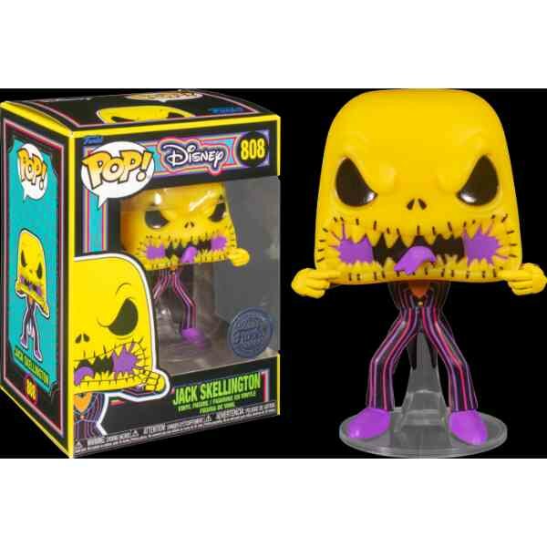 Funko Pop NIGHTMARE BEFORE CHRISTMAS - POP N&deg; 808 - Scary Face Jack BLKLT