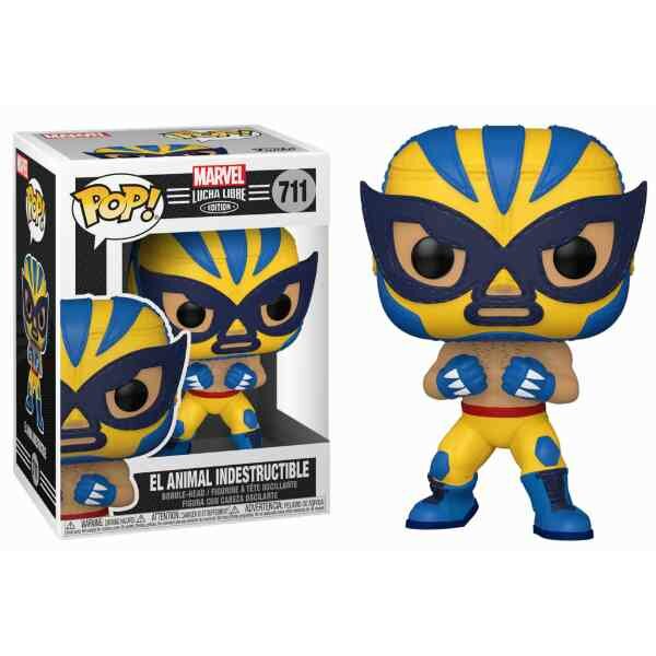 Funko Pop MARVEL - Bobble Head POP N&deg; 711 - Lucha Libre Wolverine
