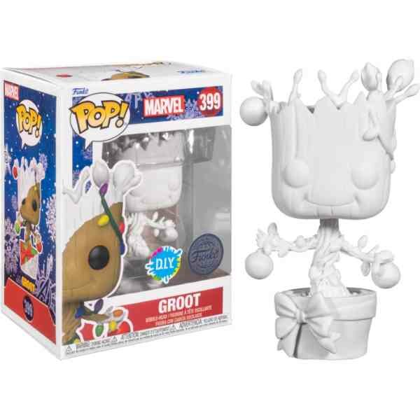 Funko MARVEL - POP N&deg; 399 - Holiday - Groot DIY