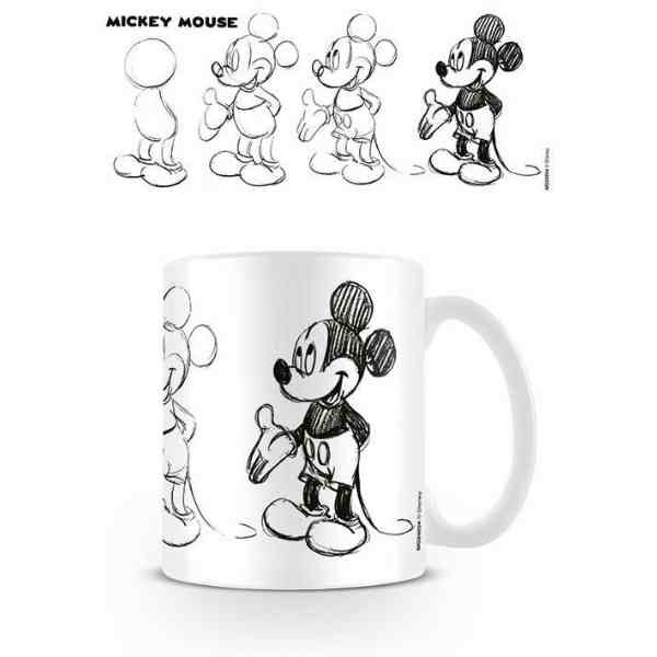 DISNEY - Mug - 300 ml - Mickey Mouse Sketch Process