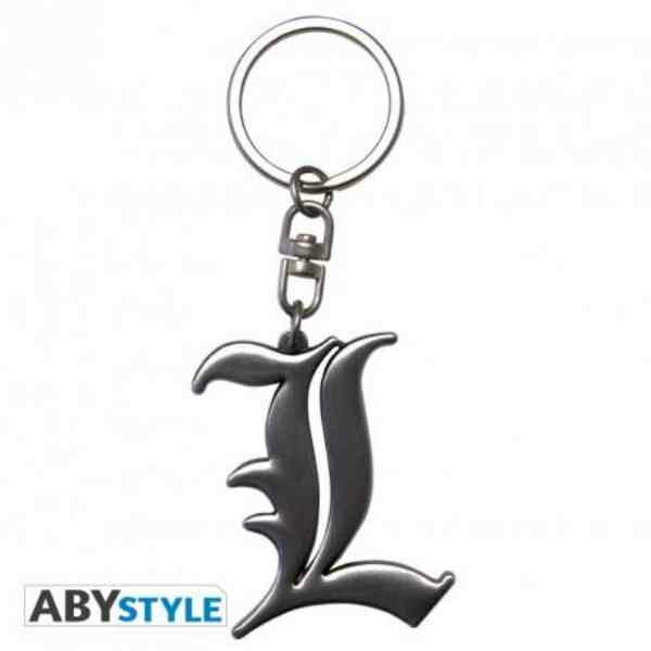 DEATH NOTE - L - Keychain 3D - Sleutelhanger