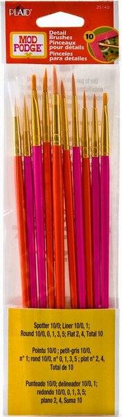 Mod Podge &bull; Decoupage Kwasten 10stuks