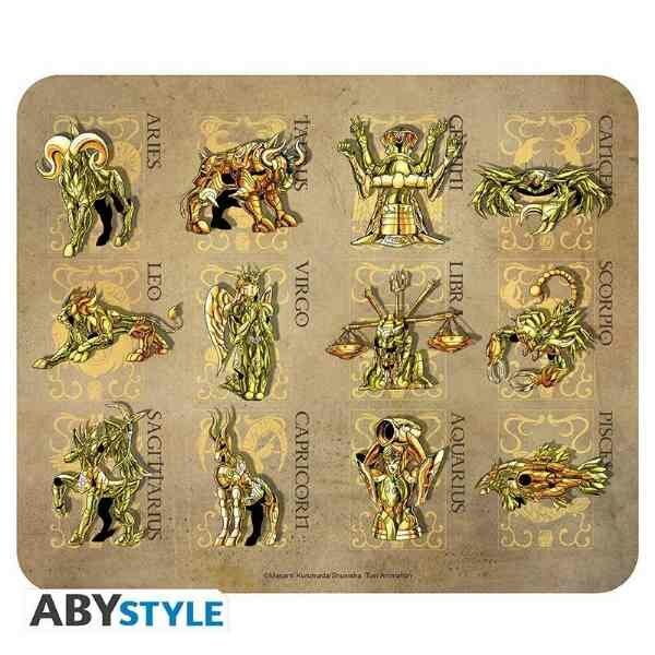 SAINT-SEIYA - Gold Armors - Mouse Pad &#039;23.5x19.5cm&#039;