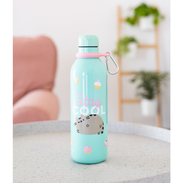 Grupo Erik Drinkfles Pusheen 500 Ml 7 X 25 Cm Rvs Lichtblauw