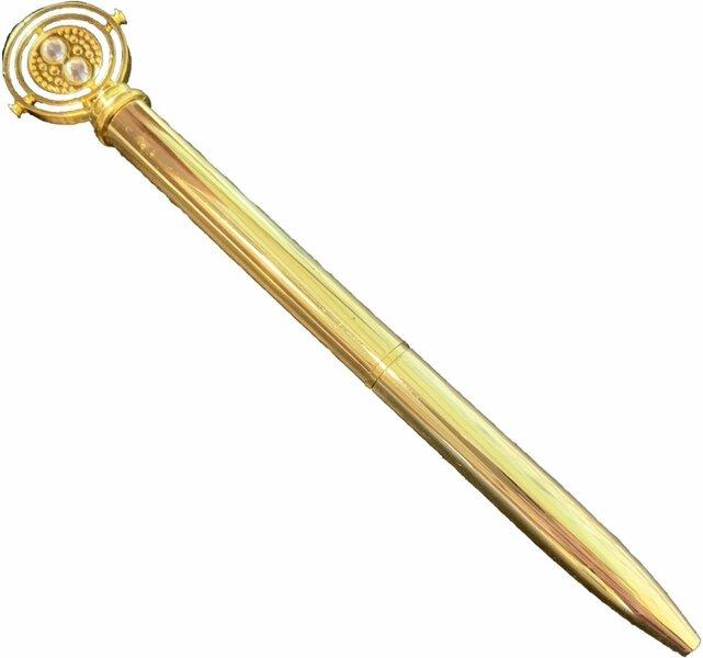 Harry Potter Metallic Pen with 3D Charm Time Turner