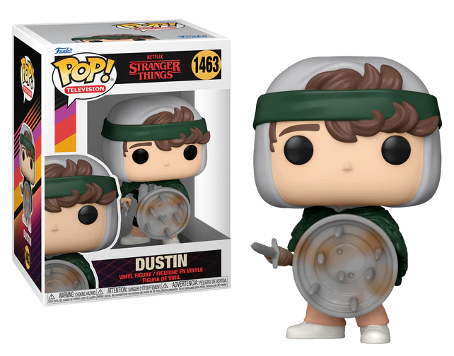 STRANGER THINGS S4 - POP TV N&deg; 1463 - Hunter Dustin with Shield