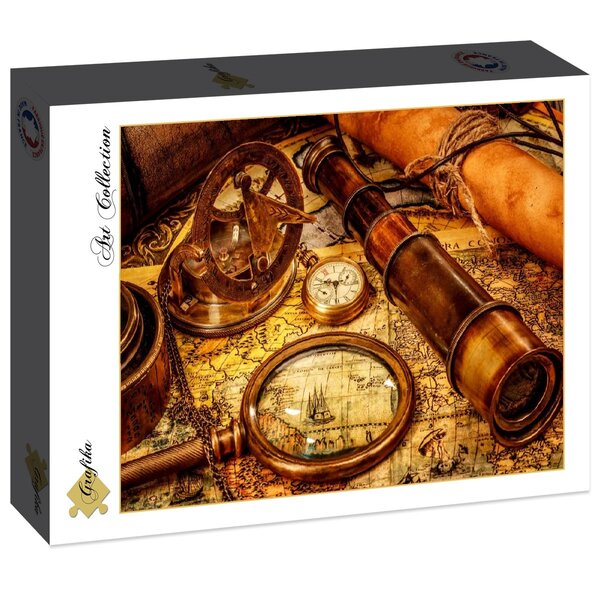 Vintage Travel  -  Puzzel 1000 stukjes