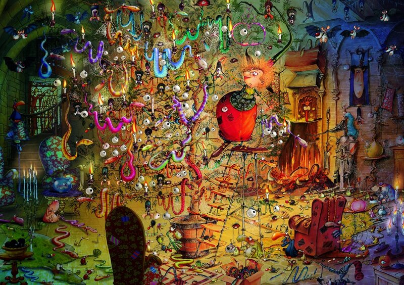 Fran&ccedil;ois Ruyer - Witch  -  Puzzel 1500 Stukjes
