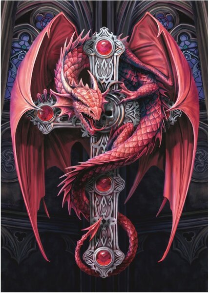 Anne Stokes - Gothic Guardian Puzzel 2000 Stukjes Bluebird