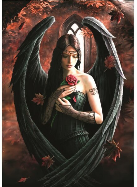 Anne Stokes - Angel Rose Puzzel 1000 Stukjes Bluebird