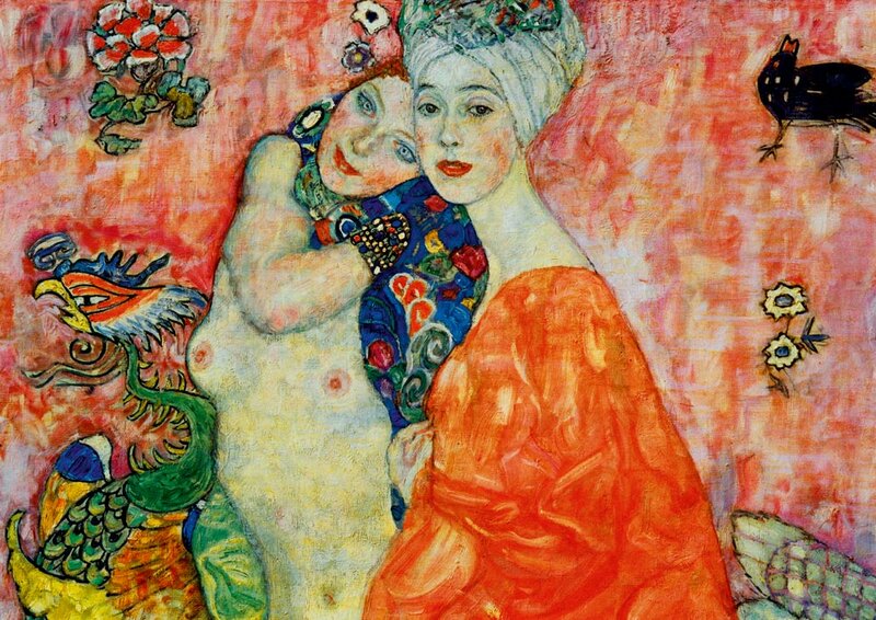 Gustave Klimt - The Women Friends, 1917- Puzzel - 1000 Stukjes  